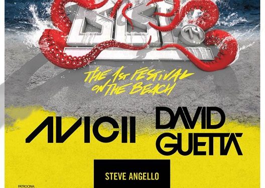 Juan Magan Junto a Avicii y David Guetta en el Barcelona Beach Festival