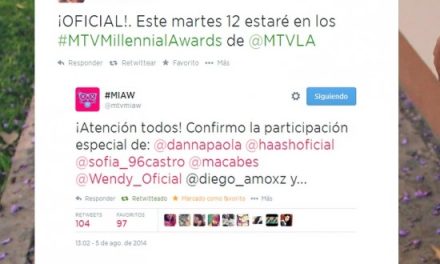 Wendy Sulca anunció su participación en los MTV Millenial Awards 2014