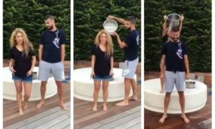 Shakira luce embarazo en video de Ice Bucket Challenge (+Video)