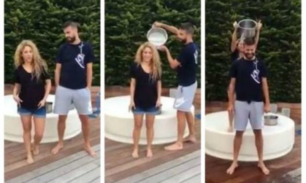Shakira luce embarazo en video de Ice Bucket Challenge (+Video)