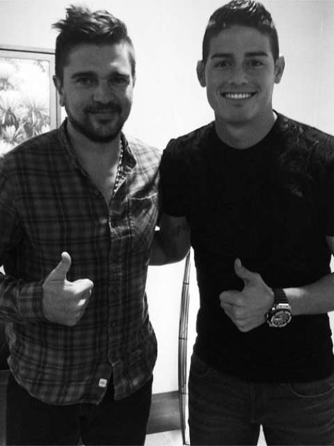 Juanes se encuentra con James Rodríguez y se toman foto (+Foto)