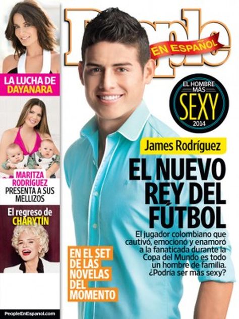 James Rodríguez es considerado el »más sexy» de 2014 por la revista People