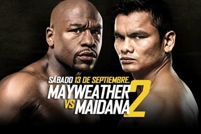 Sábado 13 de septiembre, en vivo desde Las Vegas: FLOYD MAYWEATHER JR. vs. MARCOS MAIDANA II