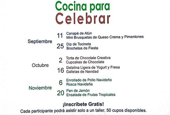 Adobo La Comadre patrocina talleres de platos navideños