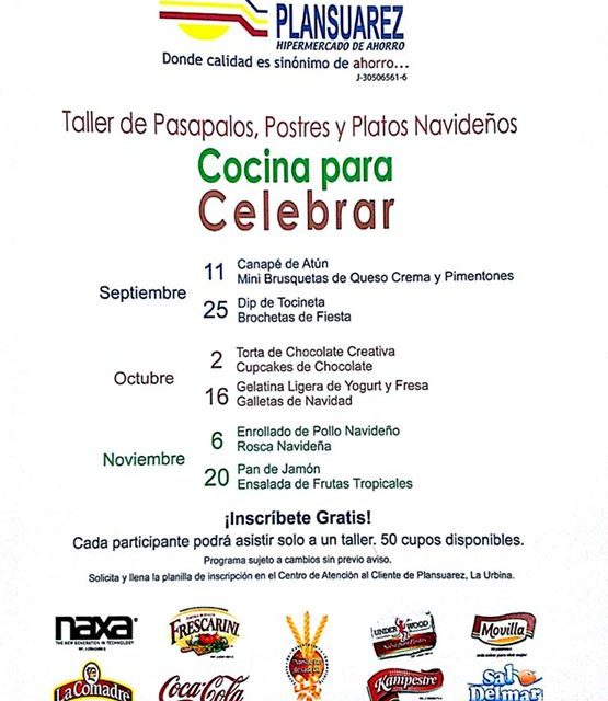 Adobo La Comadre patrocina talleres de platos navideños