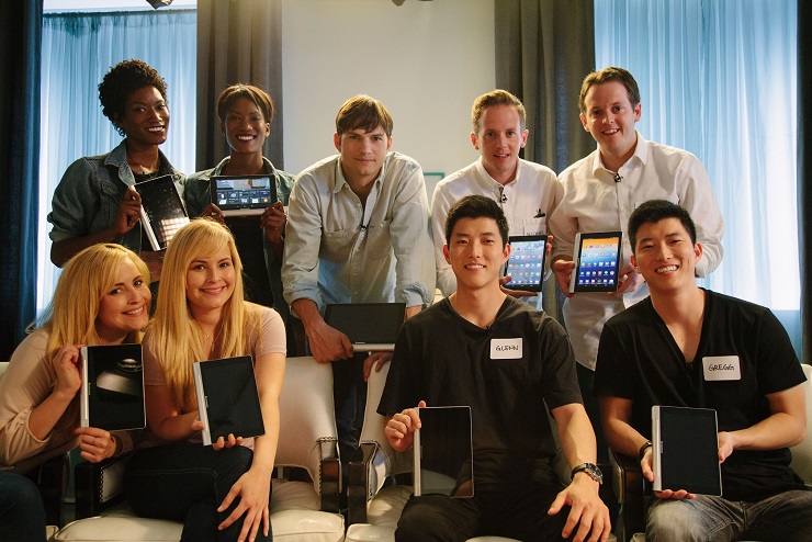 Lenovo y Ashton Kutcher presentan la nueva YOGA Tablet 2 Pro