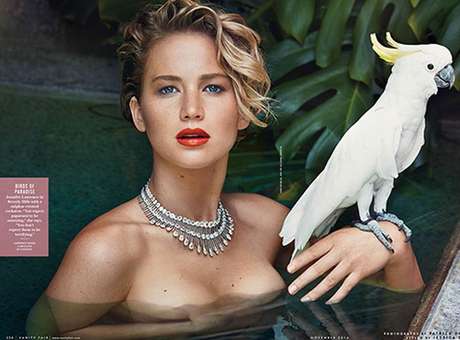 Jennifer Lawrence responde a escándalo celebgate con topless en Vanity Fair (+Fotos)