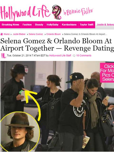 Selena Gomez desata rumores de noviazgo con Orlando Bloom