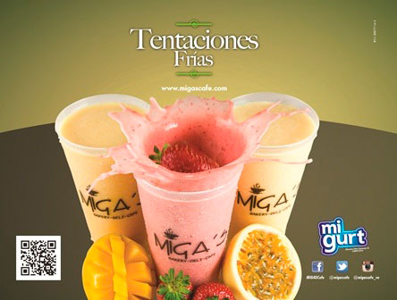 Ahora los smoothies de Miga´s se hacen con MiGurt