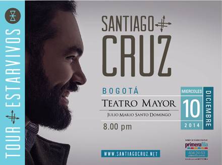 SANTIAGO CRUZ ANUNCIA SU TOUR #ESTARVIVOS