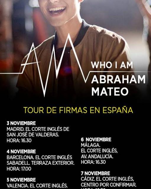 ABRAHAM MATEO lanza en iTunes »ERES COMO EL AIRE» una nueva canción de su nuevo disco Who I AM