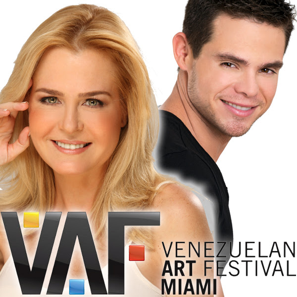 Rosalinda Serfaty y Willy Martin en el Venezuelan Art Festival