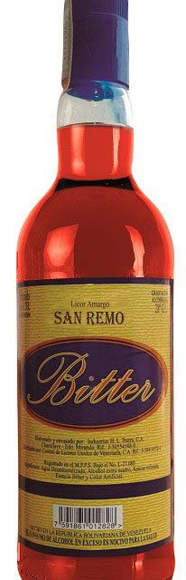 Bitter San Remo el aperitivo ideal de Celiveca