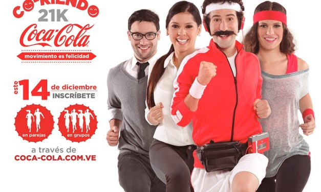 Coca-Cola anuncia Carrera de Relevos Co-Riendo 21K