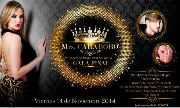 BELLEZA Y GLAMOUR EN LA ELECCIÓN FINAL DEL MRS. CARABOBO 2014