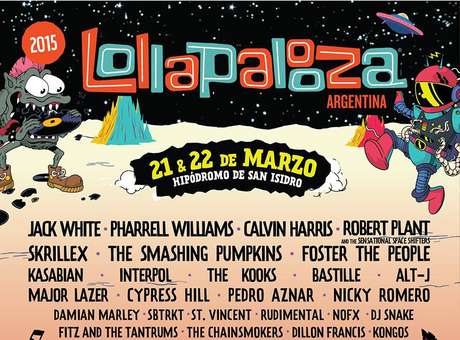 Jack White y Pharrell Williams en el Lollapalooza Argentina