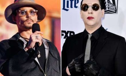 Johnny Depp se subió al escenario con Marilyn Manson (+Video)