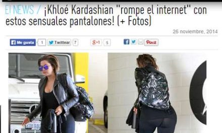 Khloé Kardashian impacta en las calles con su sexy derrière
