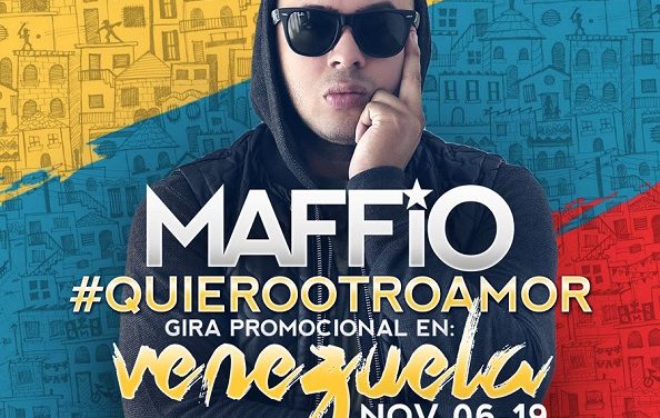 Maffio (@maffio) inicia extensa gira de medios en VENEZUELA durante el mes de Noviembre