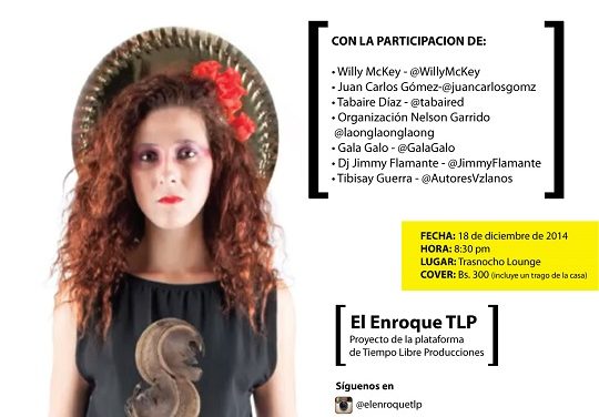 Nuestra Señora del Jabillo en Trasnocho Lounge Willy McKey será el anfitrión