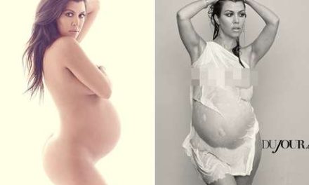 Kourtney Kardashian reta a Kim con nuevo desnudo en revista (+Fotos)