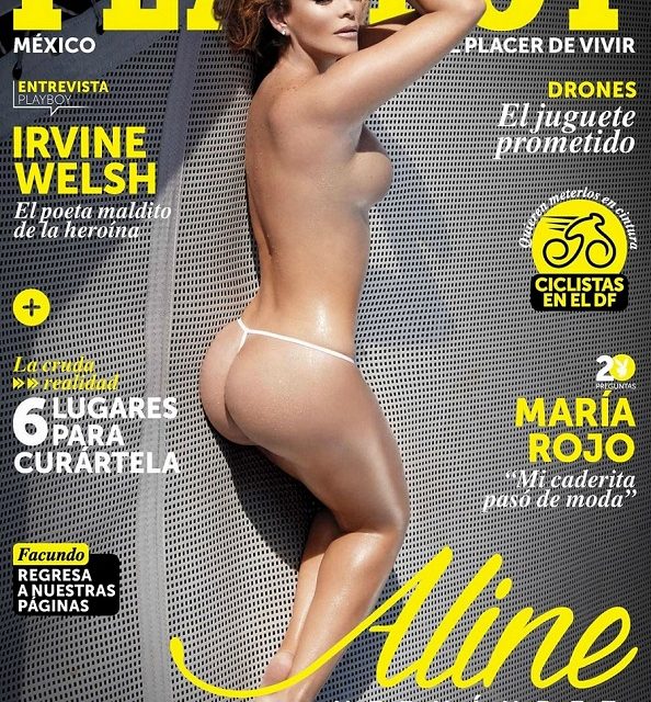 Aline Hernández (@alinehndz) posó desnuda en la revista Playboy México, Enero 2015 (+Fotos)