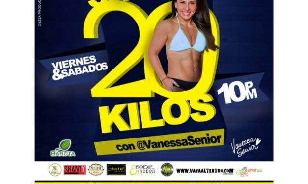 Vanessa Senior estrenó con función agotada »El Show de los 20 Kilos’