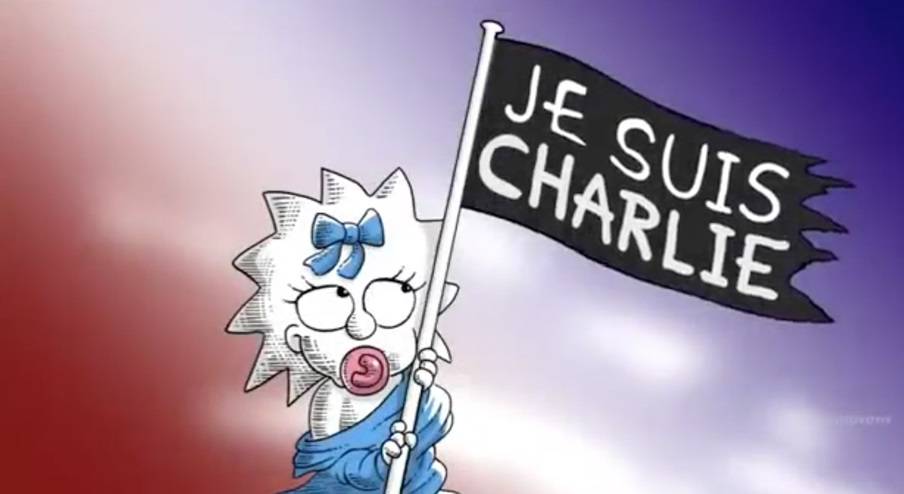 Los Simpsons rinden tributo a víctimas de Charlie Hebdo