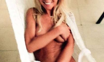 Tara Reid desea Feliz Año Nuevo a sus fans con sexy desnudo