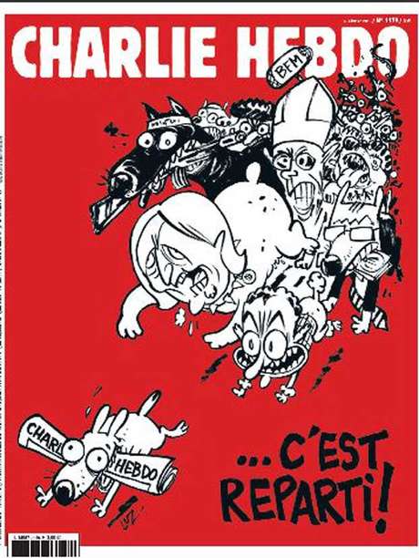Charlie Hebdo regresa con 2.5 millones de ejemplares