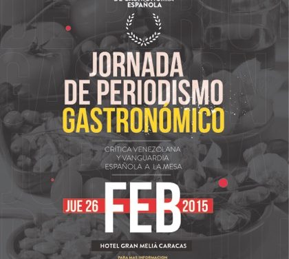 Programa Jornada de Periodismo Gastronómico en el Gran Meliá Caracas