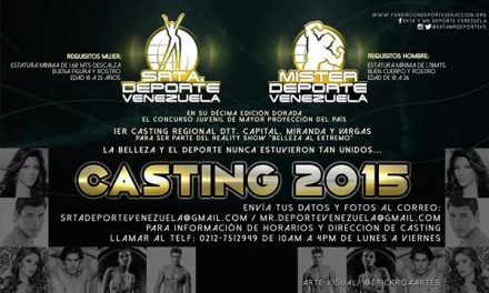 Casting Señorita y Mister Deporte 2015, viernes 27 de febrero