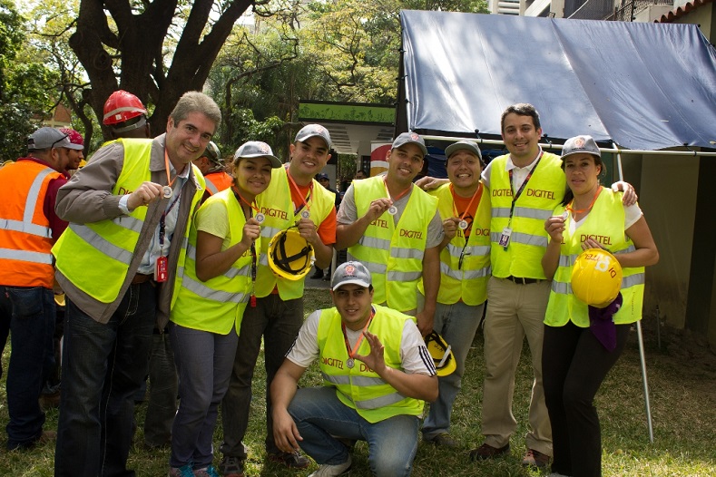 Digitel obtuvo el segundo lugar en el Rally Inter-Empresarial de Brigadas de Emergencia
