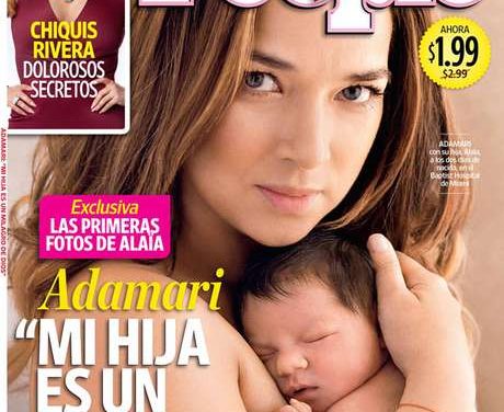 Adamari López presenta a su hija en portada de revista