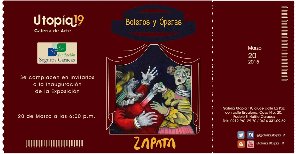 ‘Boleros y óperas’: Dibujos y pinturas de Zapata