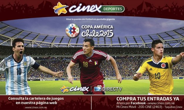 VIVE LA EMOCIÓN DE LA COPA AMÉRICA EN LAS PANTALLAS DE CINEX