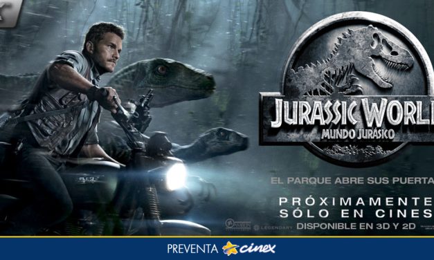 CINEX ACTIVA PREVENTA ESPECIAL DE »JURASSIC WORLD: MUNDO JURÁSICO»