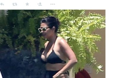 Kourtney Kardashian luce sus curvas espectaculares en México
