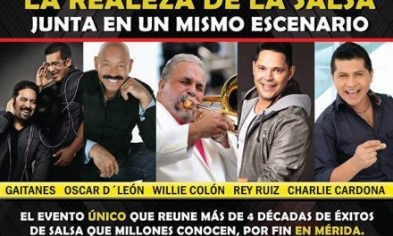 Oscar D’ León, Willie Colón, Rey Ruiz, Charlie Cardona y Los Gaitanes se unen en pro de la salsa