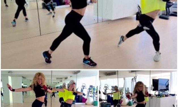 Shakira recupera su figura bailando