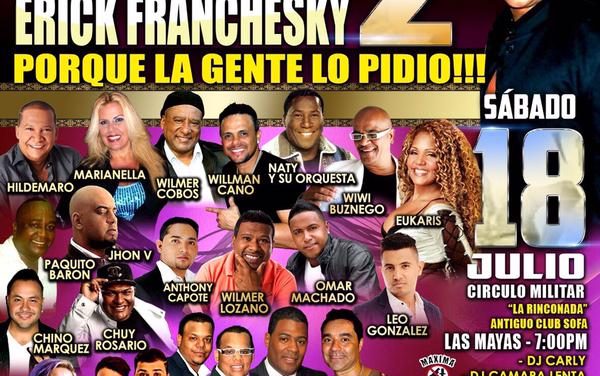 A petición del público: Segunda parte de la gran celebraciòn, los 35 de años de @ErickFranchesky