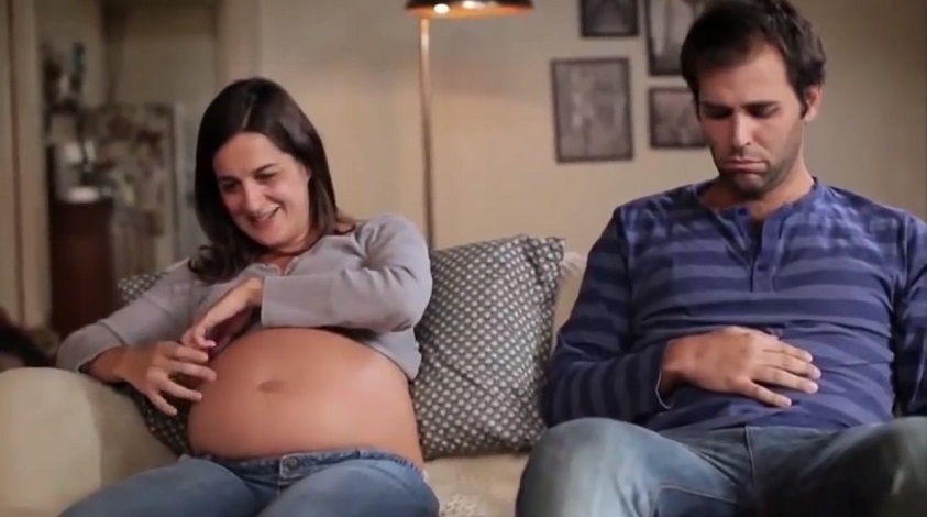 Huggies celebra el Día del padre con los papás embarazados