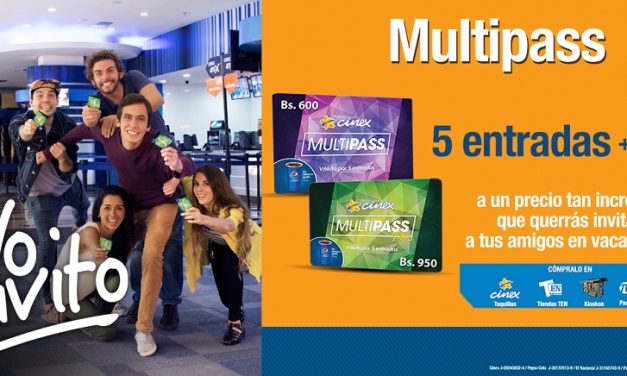 MULTIPASS, la primera tarjeta pre pagada para el cine