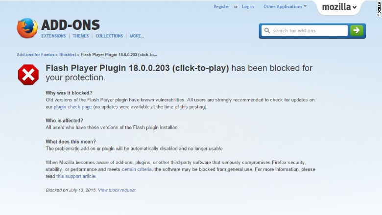 Firefox bloquea a Adobe Flash y Facebook pide su fin