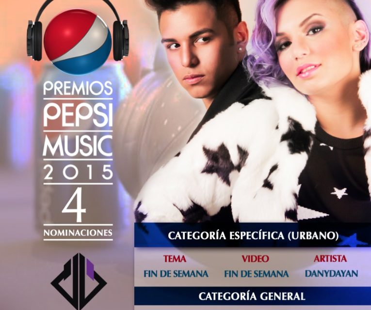 Cuatro nominaciones para DanyDayan (@DanyDayan) en los »Premios Pepsi Music 2015»