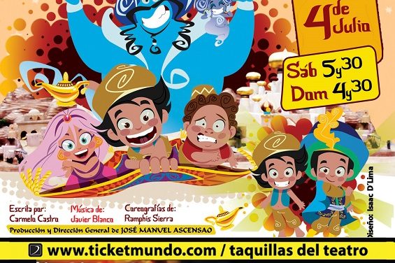 GRUPO COLIBRÍ LANZA EN GRAN ESTRENO: »ALADINO Y SU LÁMPARA MARAVILLOSA»