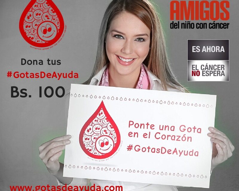 Fundación Amigos del Niño con Cáncer en la recta final para alcanzar 60 mil Gotas de Ayuda