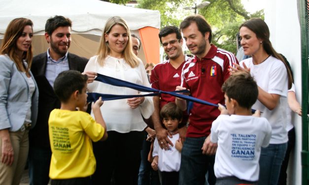 SAMSUNG VENEZUELA INAUGURA LA CANCHA »CHACAO NOS UNE»