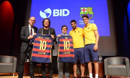 El FC Barcelona, Carlos Vives y el BID se unen para resaltar el poder de la cultura y el deporte para el desarrollo