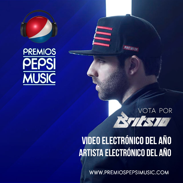 Dj Britsio nominado por segundo año consecutivo en los Premios Pepsi Music 2015